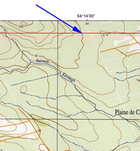Gaspe map