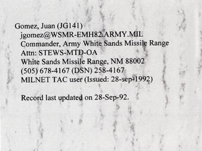 Gomez-Perales, Whois